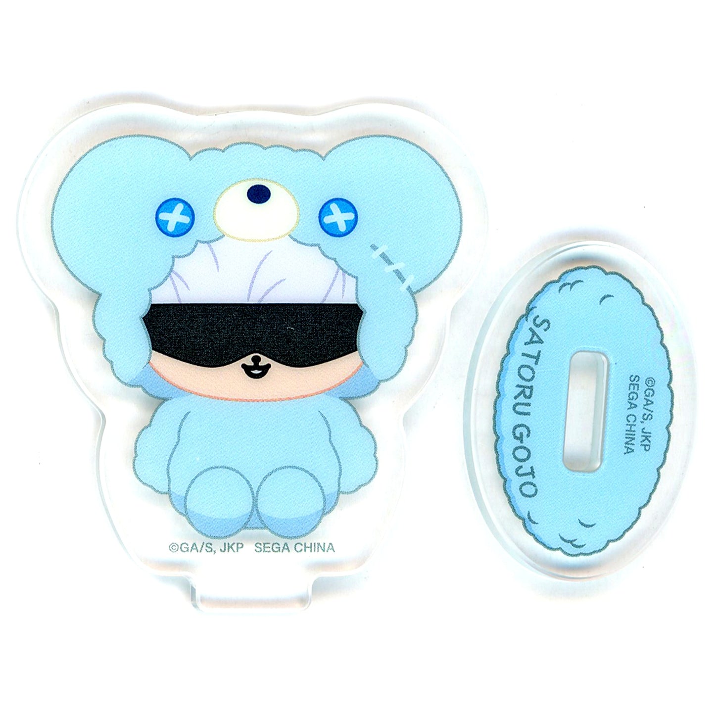 Satoru Gojo B Acrylic Stand Sega Lucky Kuji Online Jujutsu Kaisen Shibuya Incident Hug Hug Me! Prize E-10 [USED]