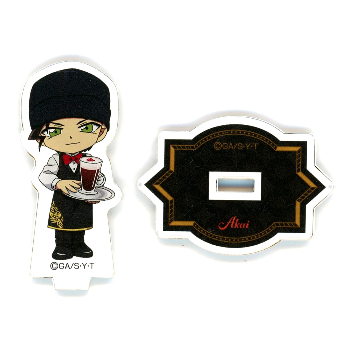 Shuichi Akai B Detective Conan x Hotel New Otani SUPER SWEETS BUFFET Mini Acrylic Stand [USED]