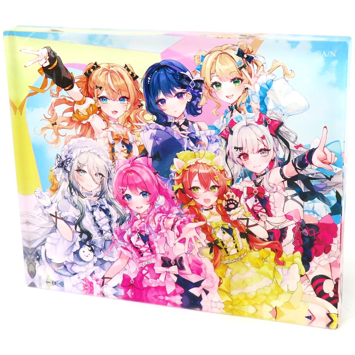 Idios Acrylic Block CD Virtual YouTuber Nijisanji Idios By Colors First Press Limited Edition Bonus [USED]