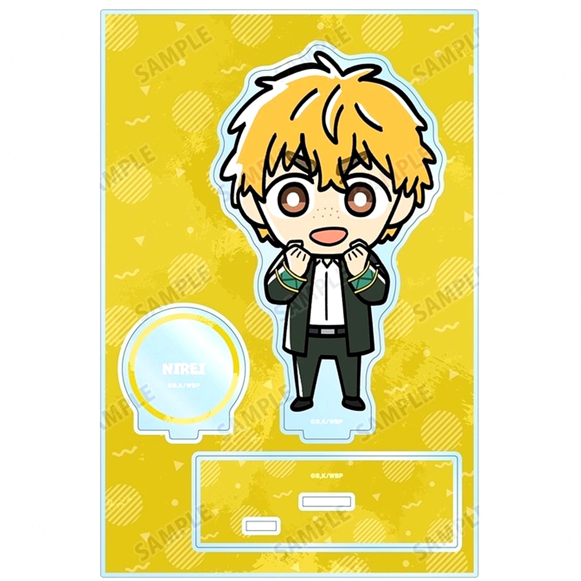 Akihiko Nirei Chibi Character BIG Acrylic Stand with Parts WIND BREAKER [USED]