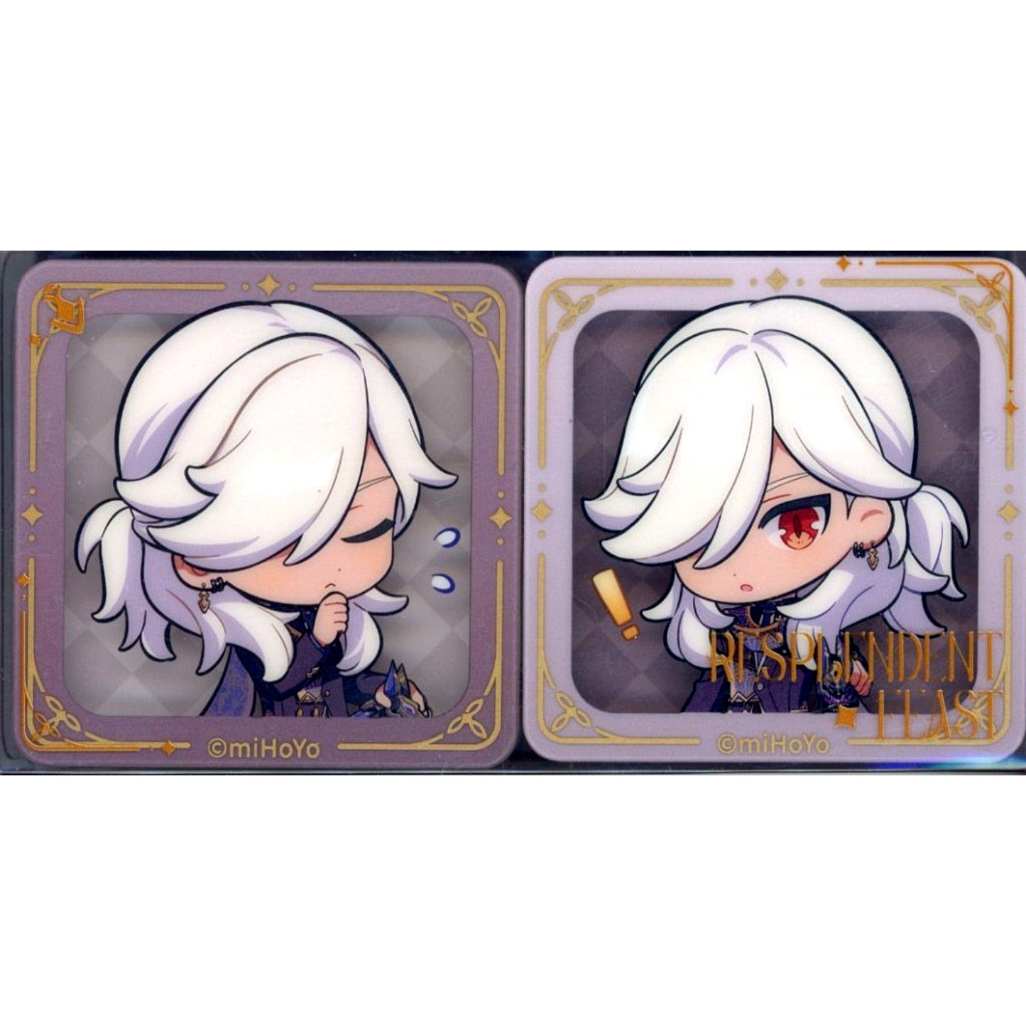 Cyno Night Banquet Series Stamp Freestanding Acrylic Block Genshin Impact [USED]