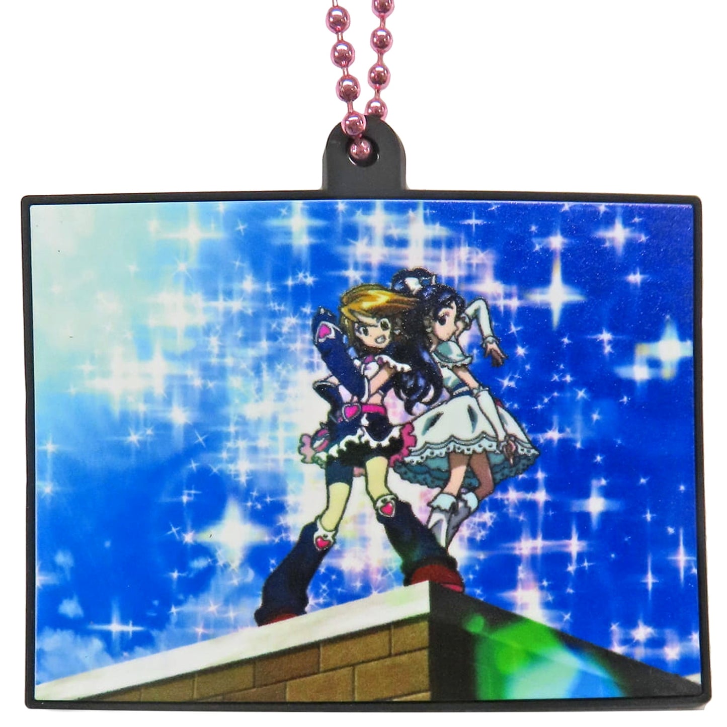 Pretty Cure Cure Black Cure White Ichiban Kuji Forever Hearts! Memorable Scene Rubber Charm Prize H [USED]