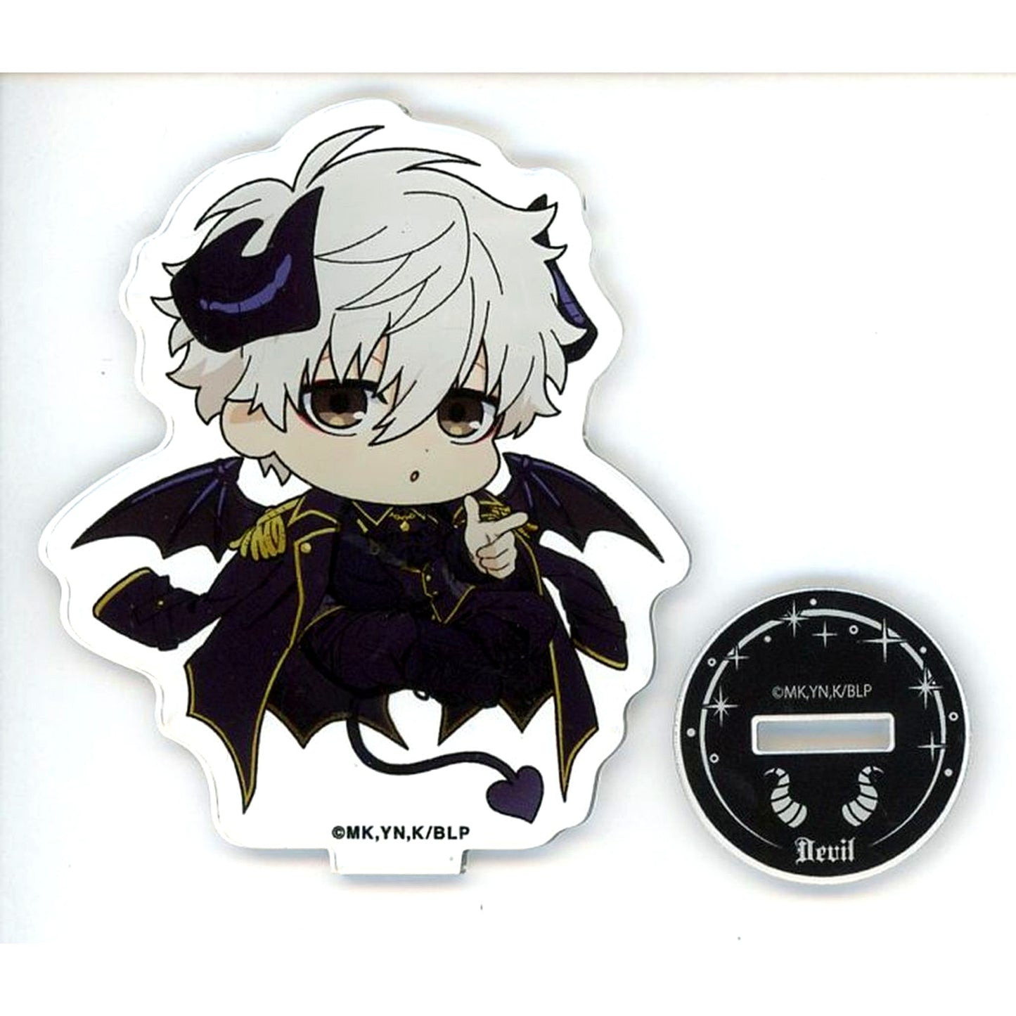 Seishiro Nagi Blue Lock Mini Character Acrylic Stand Angel & Devil Devil [USED]