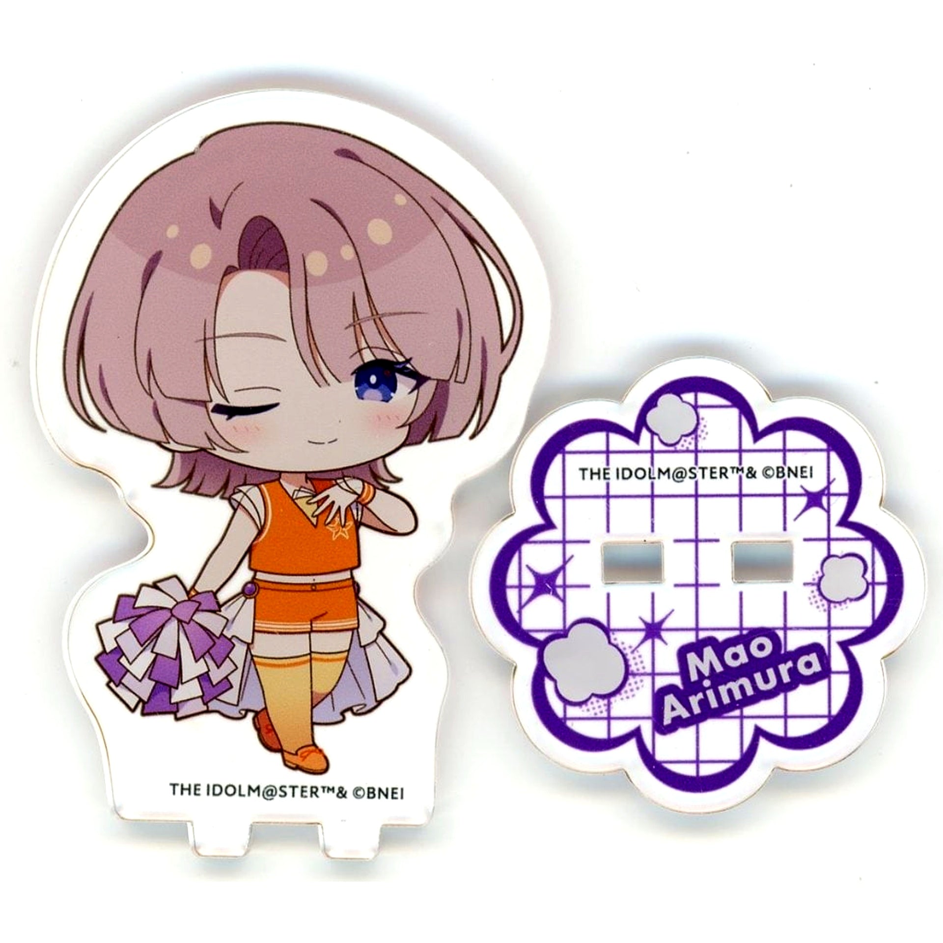 Mao Arimura Gakuen Idolmaster Trading Mini Acrylic Stand Class Opposition Hatsuboshi Sports Festival x animate cafe [USED]