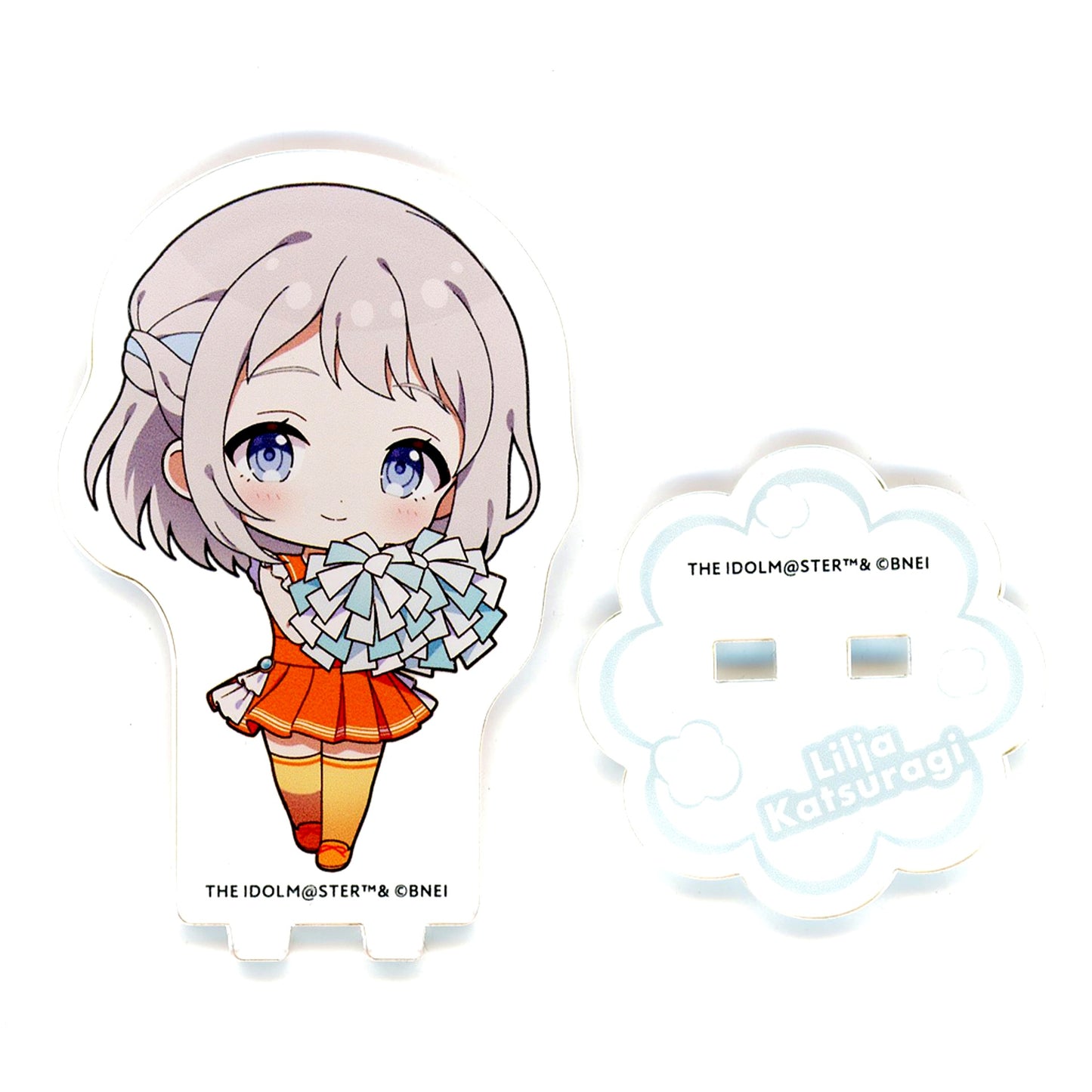 Lilja Katsuragi Gakuen THE IDOLM@STER Trading Mini Acrylic Stand Class Taikou Hatsuboshi Daiundoukai x animate cafe [USED]