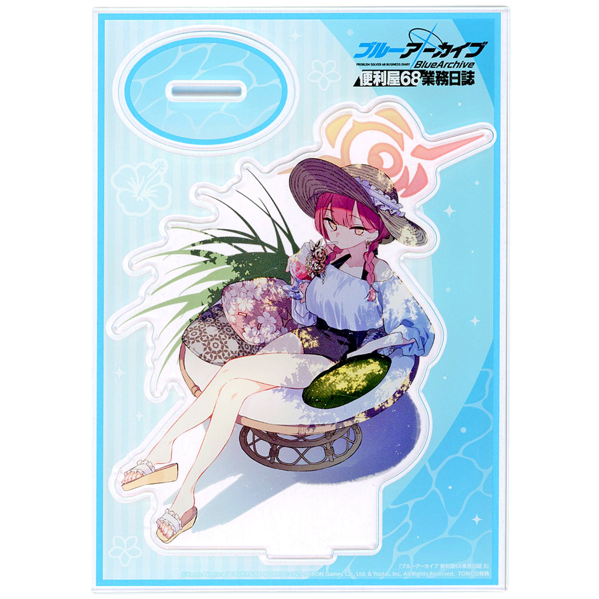 Rikuhachima Aru Original Acrylic Stand Comics Blue Archive: Problem Solver 68 Business Diary Volume 5 [USED]