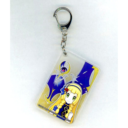 Lillie 21 Anniversary & Lunala Pokemon Masters EX Acrylic Keychain Karaoke Manekineko [USED]