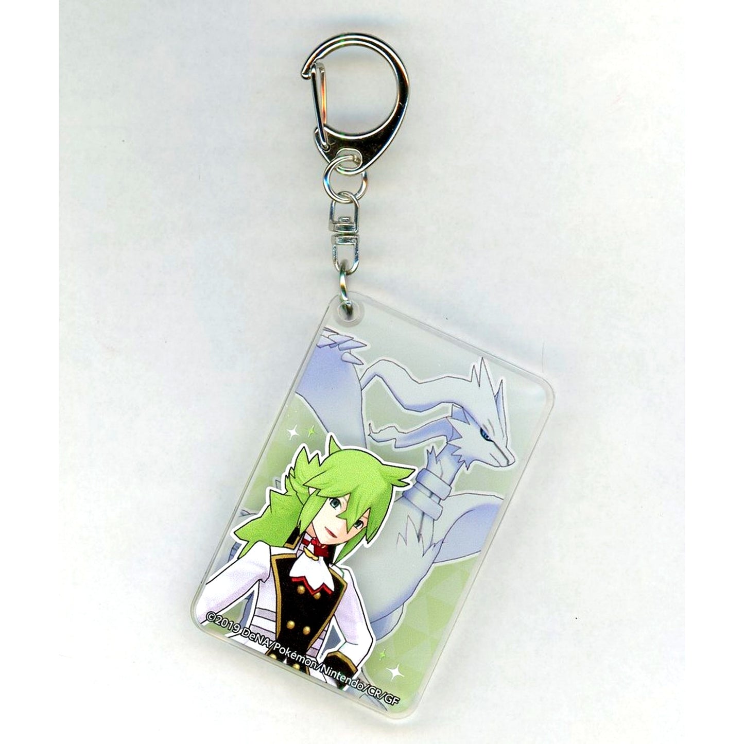 N 21 Anniversary & Reshiram Pokemon Masters EX Acrylic Keychain Karaoke Manekineko [USED]