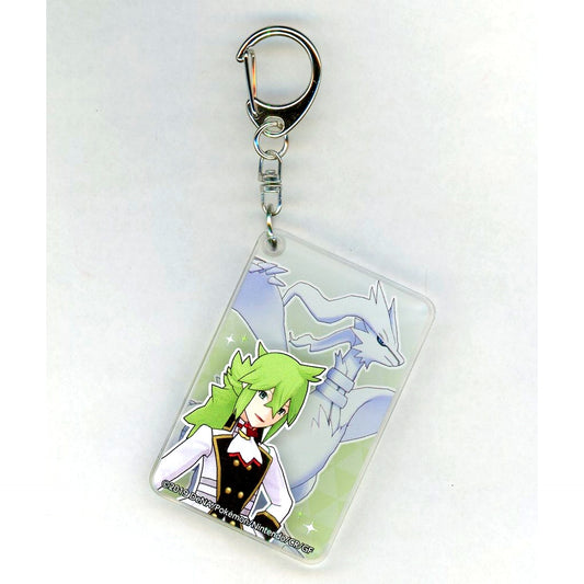 N 21 Anniversary & Reshiram Pokemon Masters EX Acrylic Keychain Karaoke Manekineko [USED]