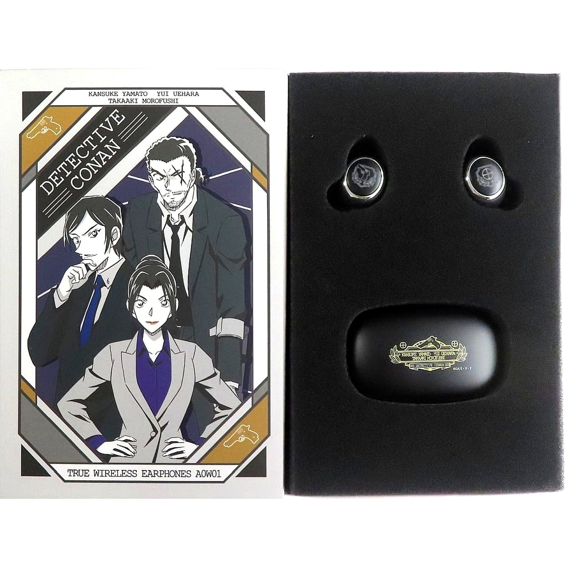 Detective Conan Nagano Prefectural Police Model Wireless Earbuds ANIMA AOW01 x ONKYO [USED]