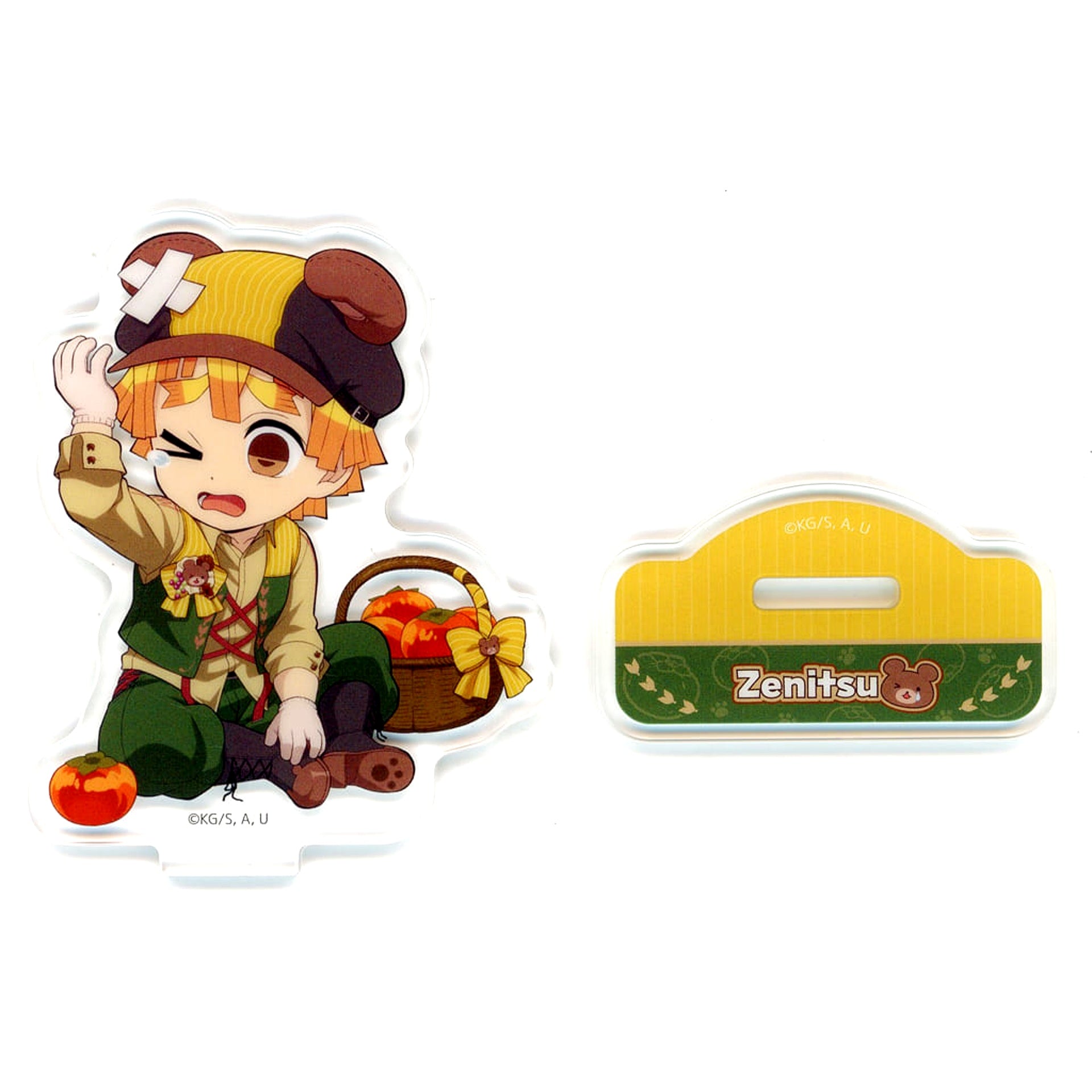 Zenitsu Agatsuma Demon Slayer: Kimetsu no Yaiba Random Acrylic Stand A Demon Slayer x ufotable Cafe x Machi Asobi CAFE Harvest Autumn Festival 2025 [USED]