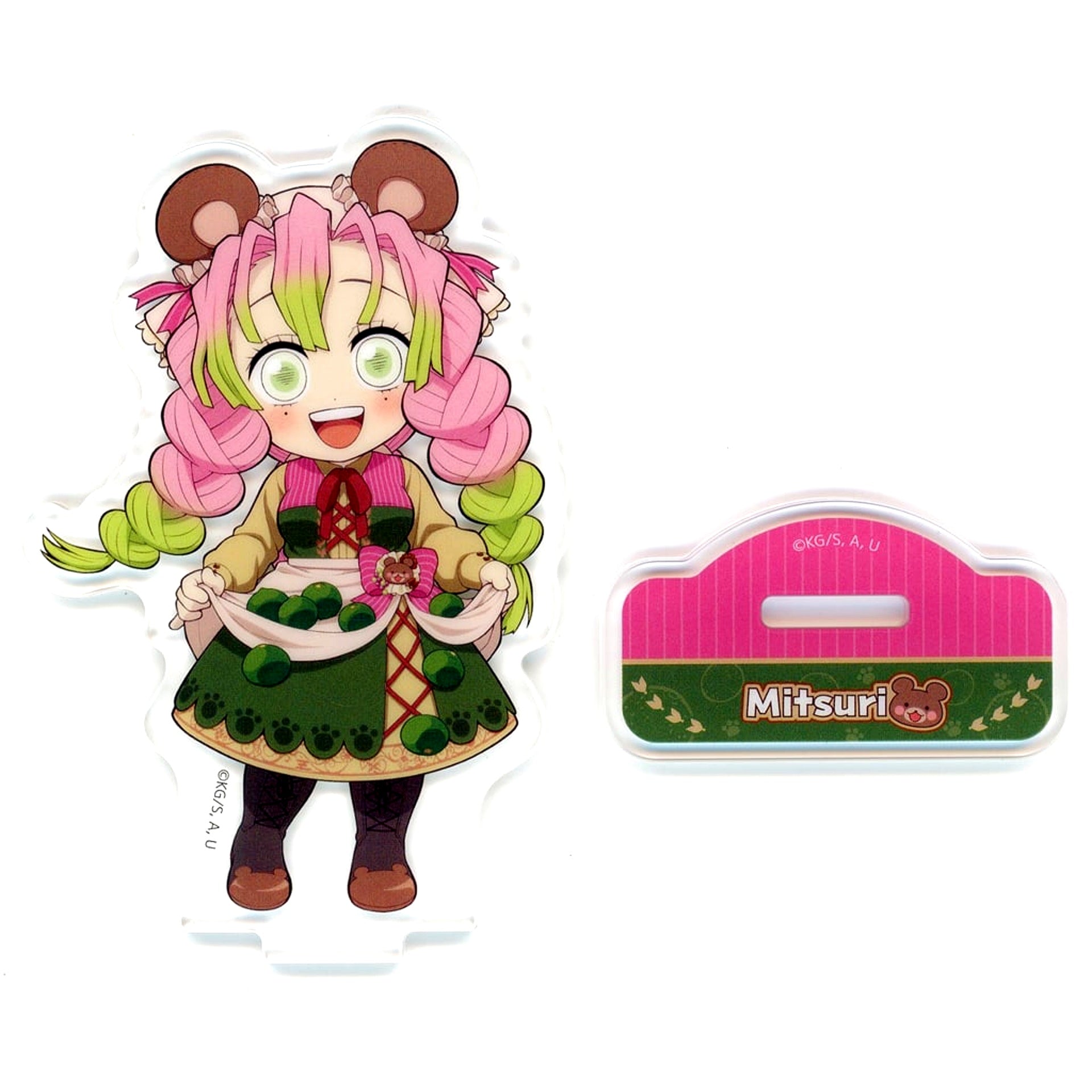 Mitsuri Kanroji Demon Slayer: Kimetsu no Yaiba x ufotable Cafe x Machi Asobi CAFE Fruitful Autumn Festival 2025 Random Acrylic Stand A [USED]