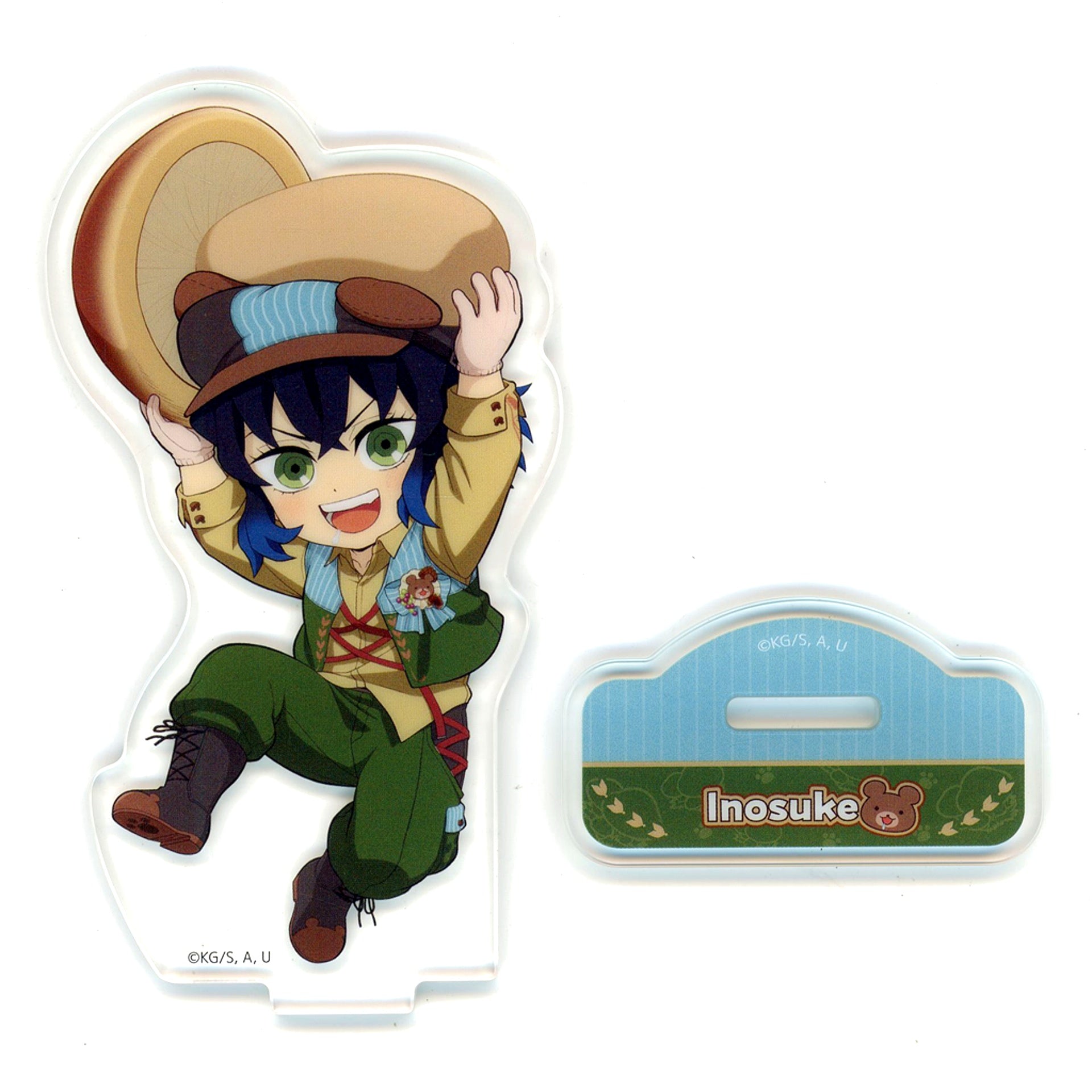 Inosuke Hashibira Demon Slayer: Kimetsu no Yaiba x ufotable Cafe x Machi Asobi Cafe Minori no Aki Matsuri 2025 Random Acrylic Stand B [USED]