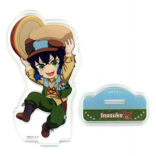 Inosuke Hashibira Demon Slayer: Kimetsu no Yaiba x ufotable Cafe x Machi Asobi Cafe Minori no Aki Matsuri 2025 Random Acrylic Stand B [USED]