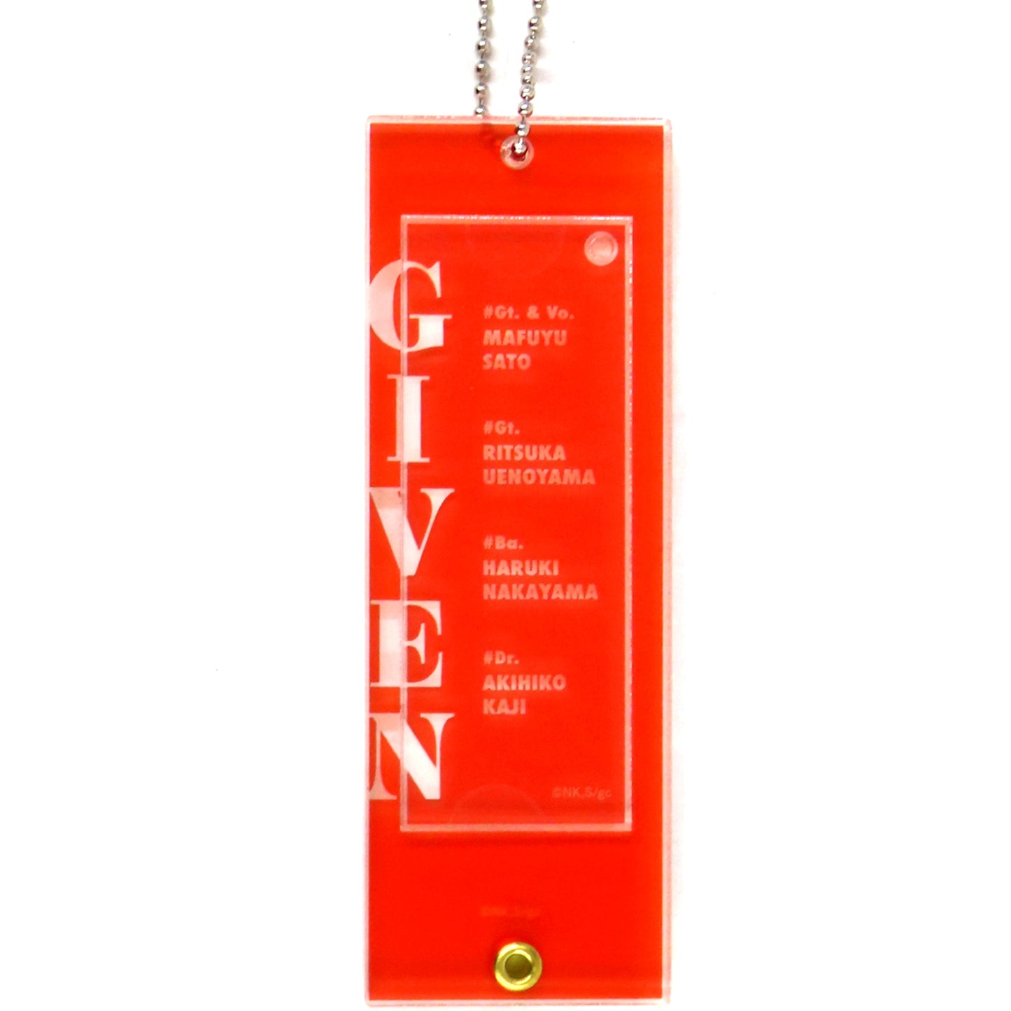 Given Given Custom Acrylic Keychain given exhibition [USED]