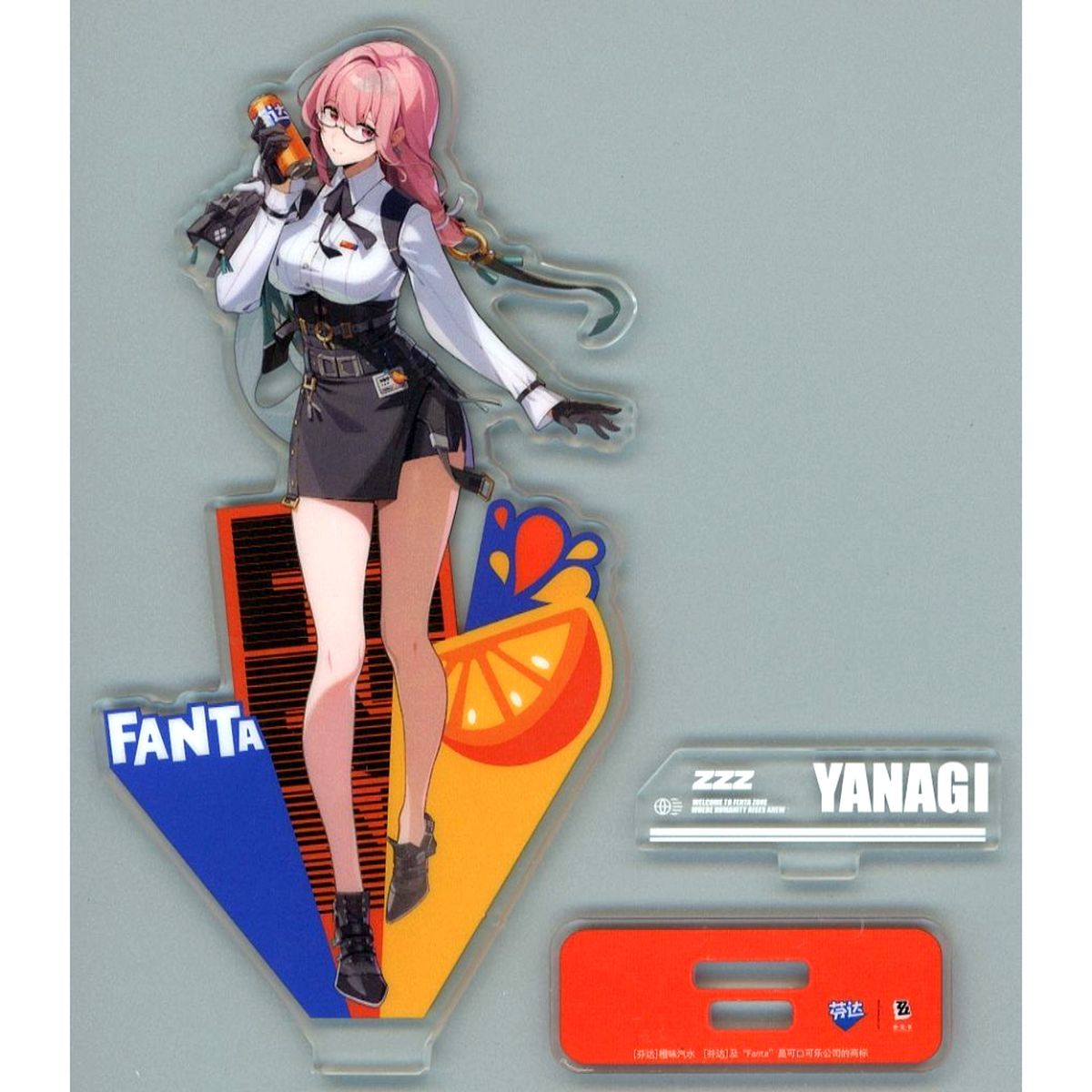 Tsukishiro Yanagi Zenless Zone Zero x Fanta Acrylic Stand China Exclusive [USED]