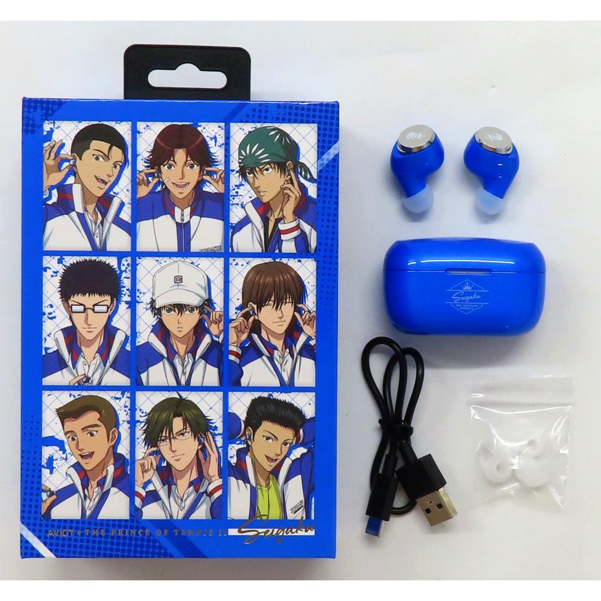 Seigaku Model True Wireless Earphones TE-V1R-TP1 AVIOT x The New Prince of Tennis [USED]