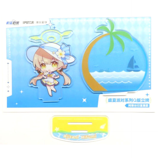Hifumi Ajitani Blue Archive x IPSTAR China Limited Midsummer Party Series Deformed Acrylic Stand [USED]