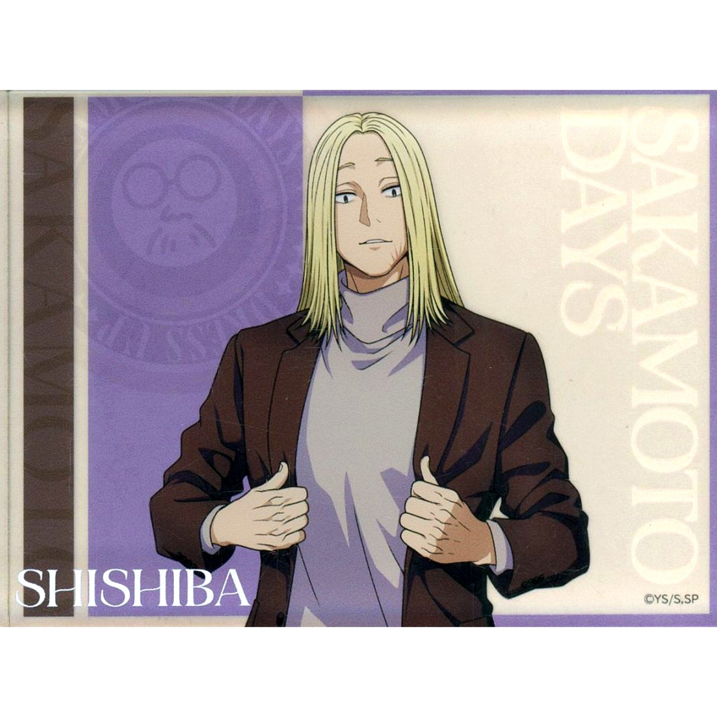 Shishiba Acrylic Block Dress up Ver. Sakamoto Days [USED]