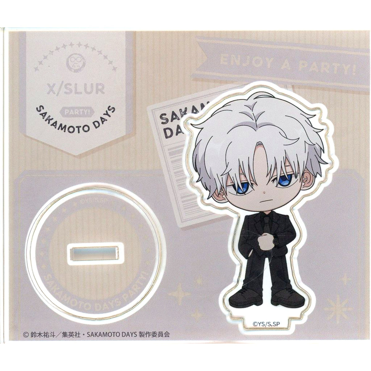 X Slur Sakamoto Days PARTY Ver. Acrylic Stand [USED]