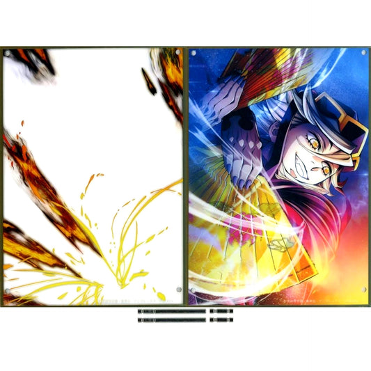 Doma Big Layered Acrylic Panel Demon Slayer The Movie Infinity Castle Chapter 1 Akaza Returns 4th Key Visual Webshop Kuji Shinobu vs Doma A Prize [USED]
