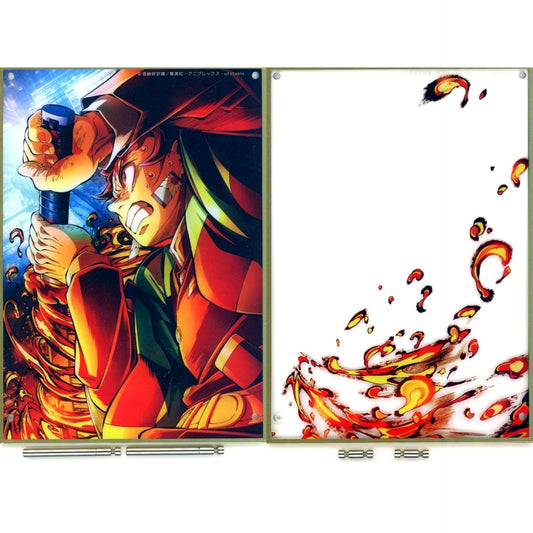 Tanjiro Kamado Big Layered Acrylic Panel Demon Slayer Infinity Castle Arc Chapter 1 Akaza Returns 3rd Key Visual WEBSHOP Lottery Tanjiro & Giyu vs Akaza Prize A [USED]
