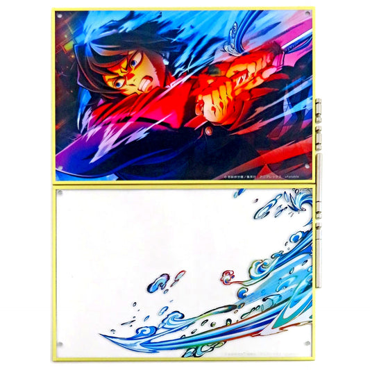Giyu Tomioka Big Layered Acrylic Panel Demon Slayer: Kimetsu no Yaiba the Movie Infinity Castle Arc Chapter 1 Akaza Returns 3rd Key Visual WEBSHOP Lottery Tanjiro & Giyu vs Akaza Prize A [USED]