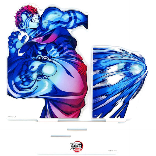 Akaza Layered Acrylic Stand Demon Slayer The Movie Infinity Castle Chapter 1 Akaza Returns 3rd Key Visual Webshop Kuji Tanjiro & Giyu vs Akaza B Prize [USED]