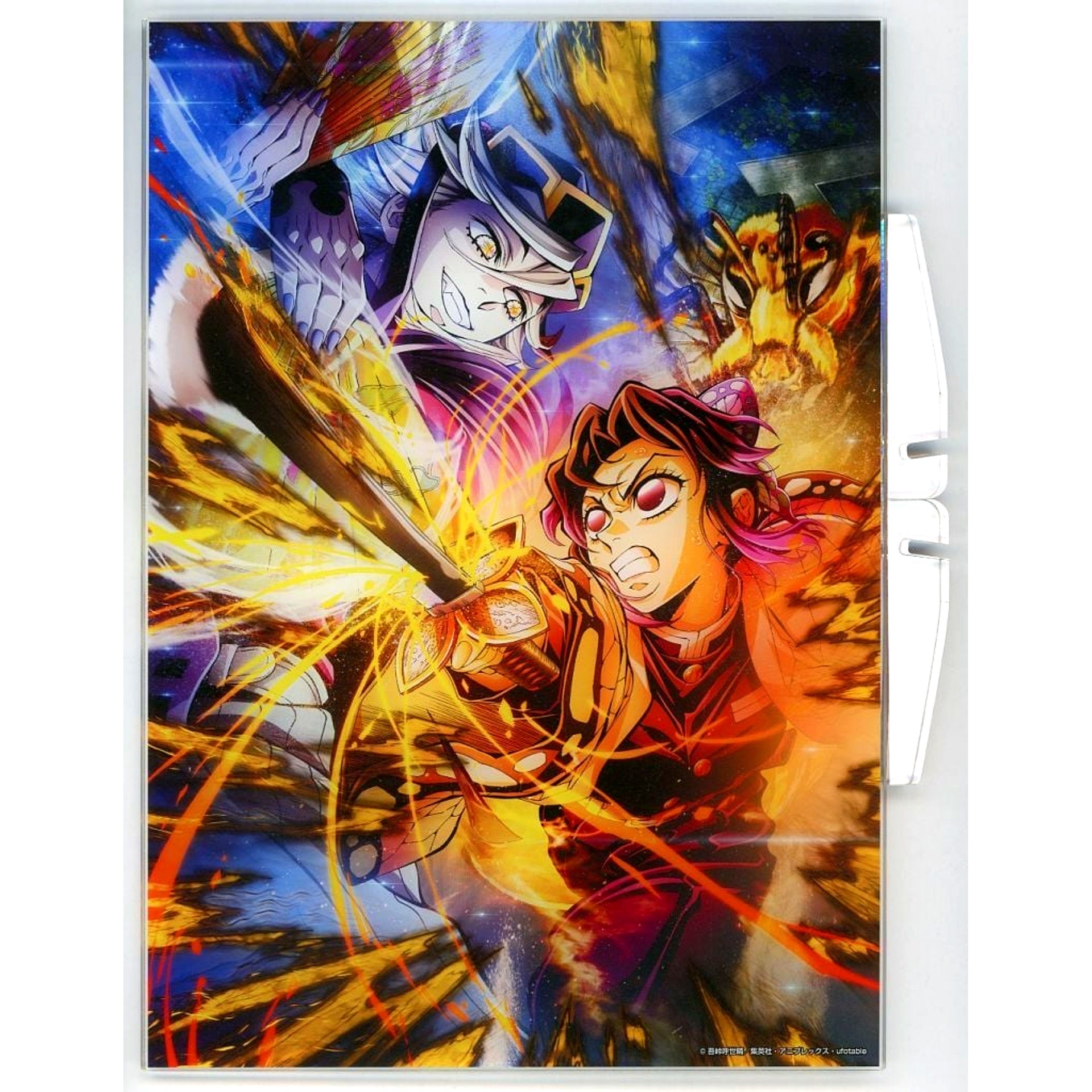 4th Key Visual B5 Acrylic Board Demon Slayer: Kimetsu no Yaiba the Movie: Infinity Castle Chapter 1 Akaza Returns [USED]