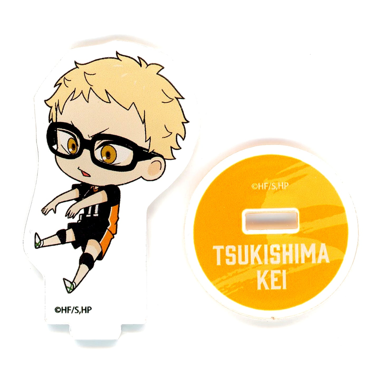 Kei Tsukishima Haikyu!! Path to Victory Cafe Mini Acrylic Stand - A [USED]