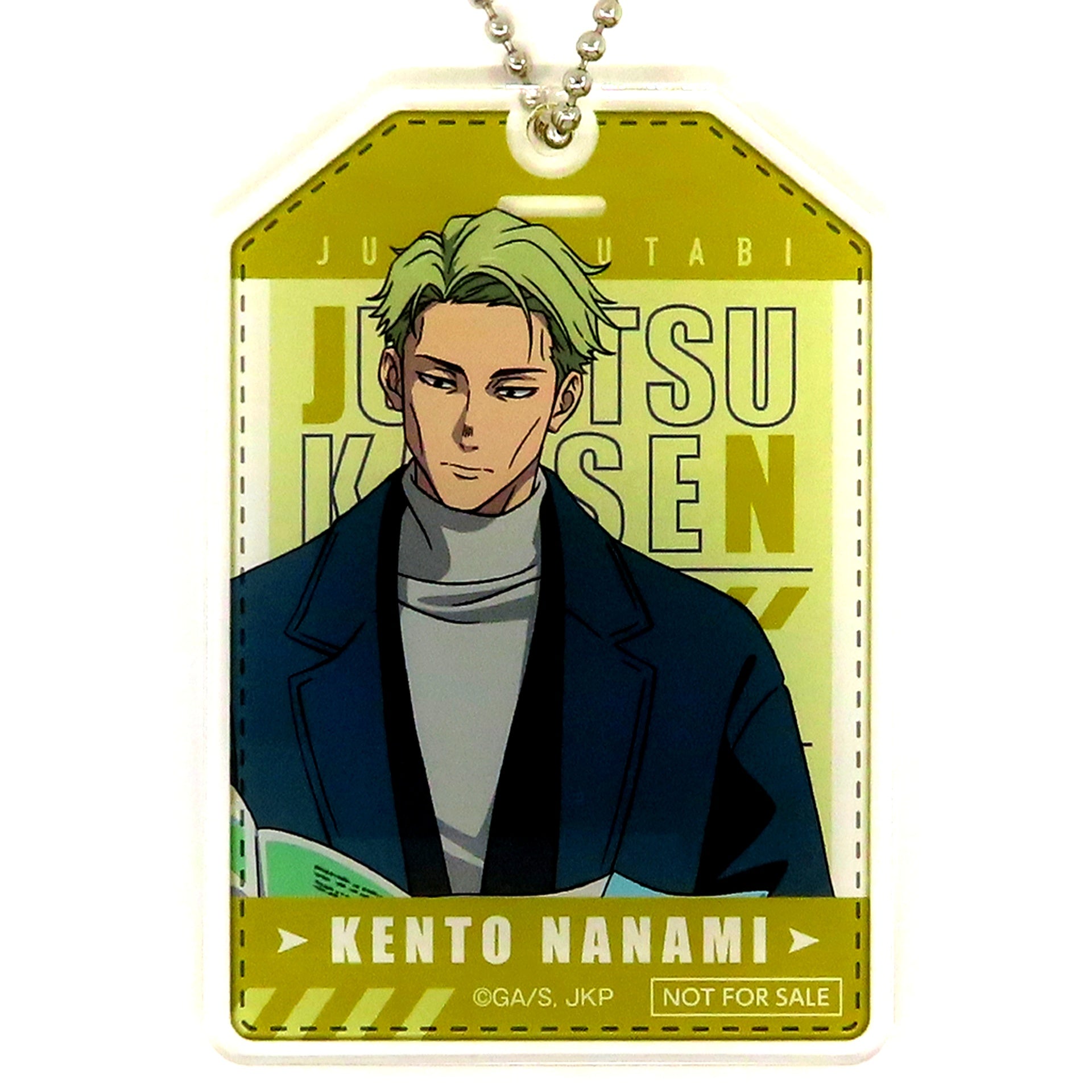 Kento Nanami B Prize Luggage Style Acrylic Keychain Jujutsu Kaisen Travel Around the Country Jujutsu Journey 2025 Mini Game [USED]