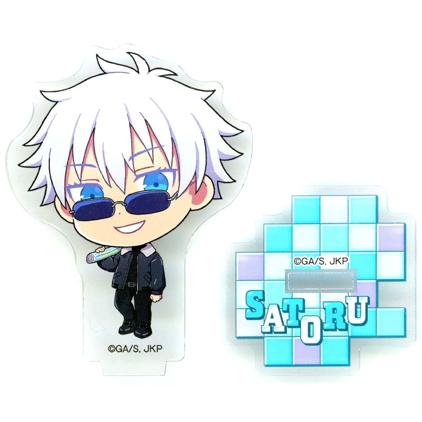 Satoru Gojo Mini Acrylic Stand with Clip - Nagoya Ver. Jujutsu Kaisen Travel Around the Country! Jujutsu Tour 2025 Nagoya Limited [USED]