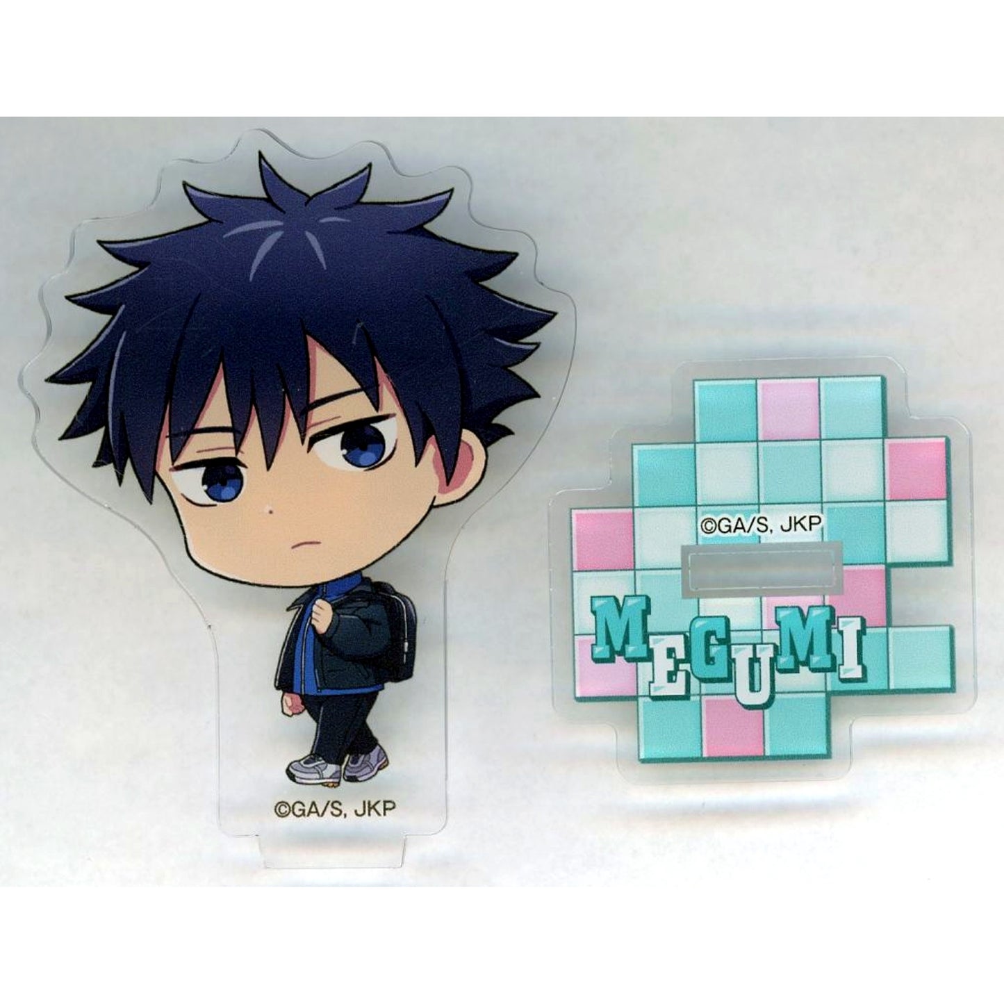 Megumi Fushiguro Mini Acrylic Stand with Clip - Sendai Ver. Jujutsu Kaisen Travel Around the Country! Jujutsu Journey 2025 Sendai Limited [USED]