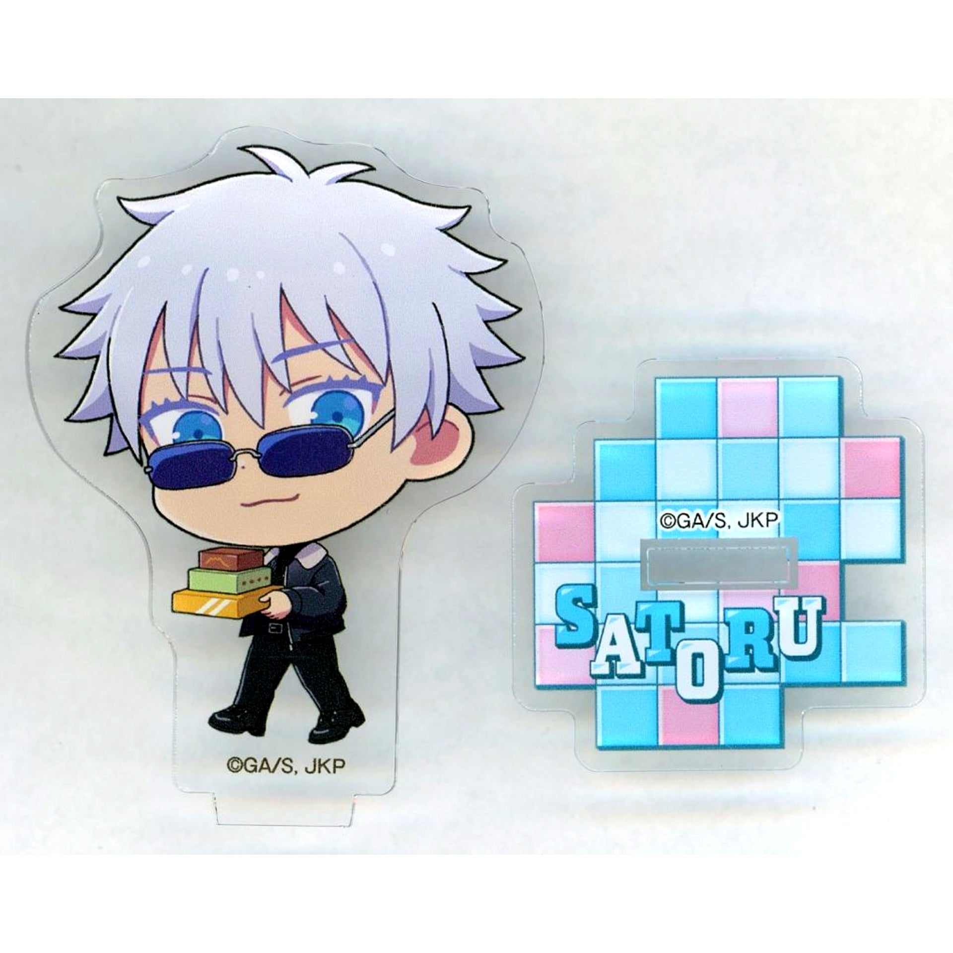 Satoru Gojo Mini Acrylic Stand with Clip - Sendai Ver. Jujutsu Kaisen Travel Around the Country! Jujutsu Journey 2025 Sendai Limited [USED]