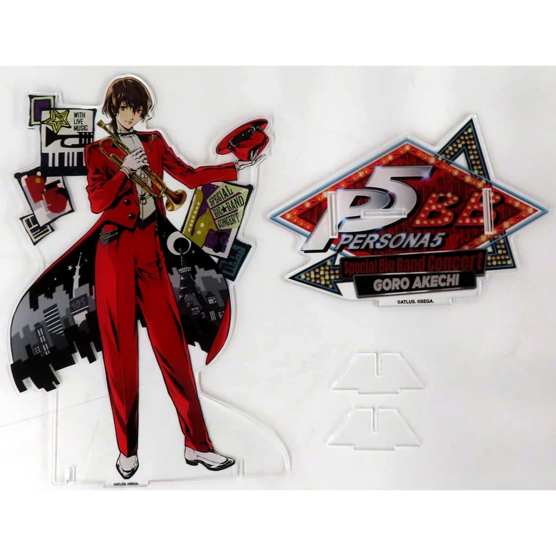 Goro Akechi Persona 5 Special Big Band Concert BIG Acrylic Stand [USED]
