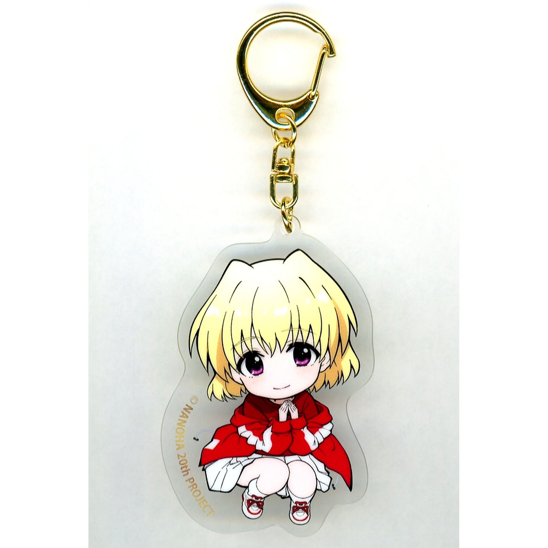 Shamal Magical Girl Lyrical Nanoha 20th Anniv Fan Party Lyrical Watch Party RED and WHITE Random Acrylic Key Ring [USED]