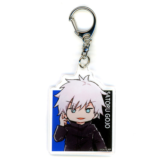 Satoru Gojo Jujutsu Kaisen Acrylic Keychain 14 GraffArt Illustration [USED]