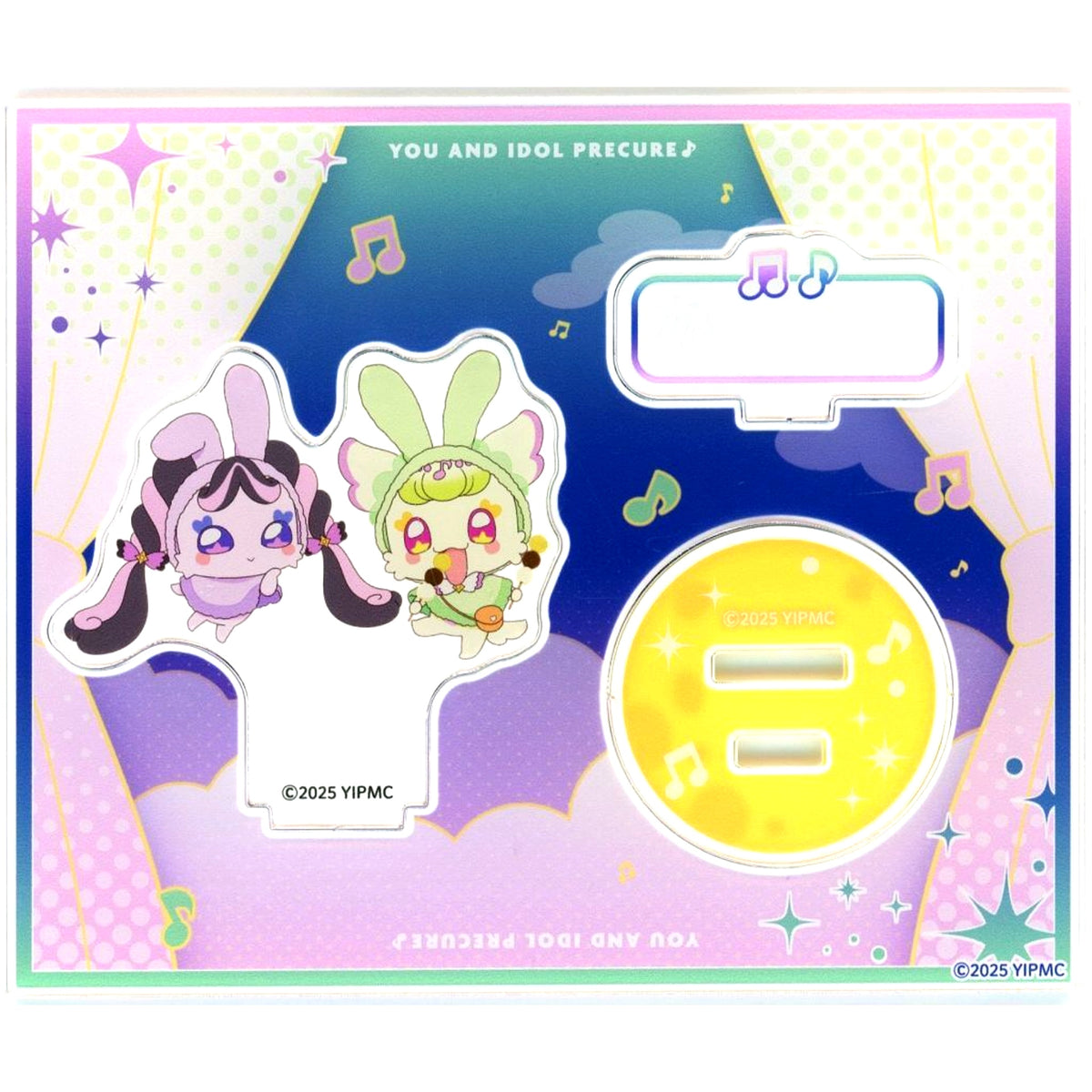 Purirun & Meroron Movie Kimi to Idol Precure Omatase! Kimi ni Todokeru Kirakki Live! T-Joy Theater Limited Acrylic Stand [USED]
