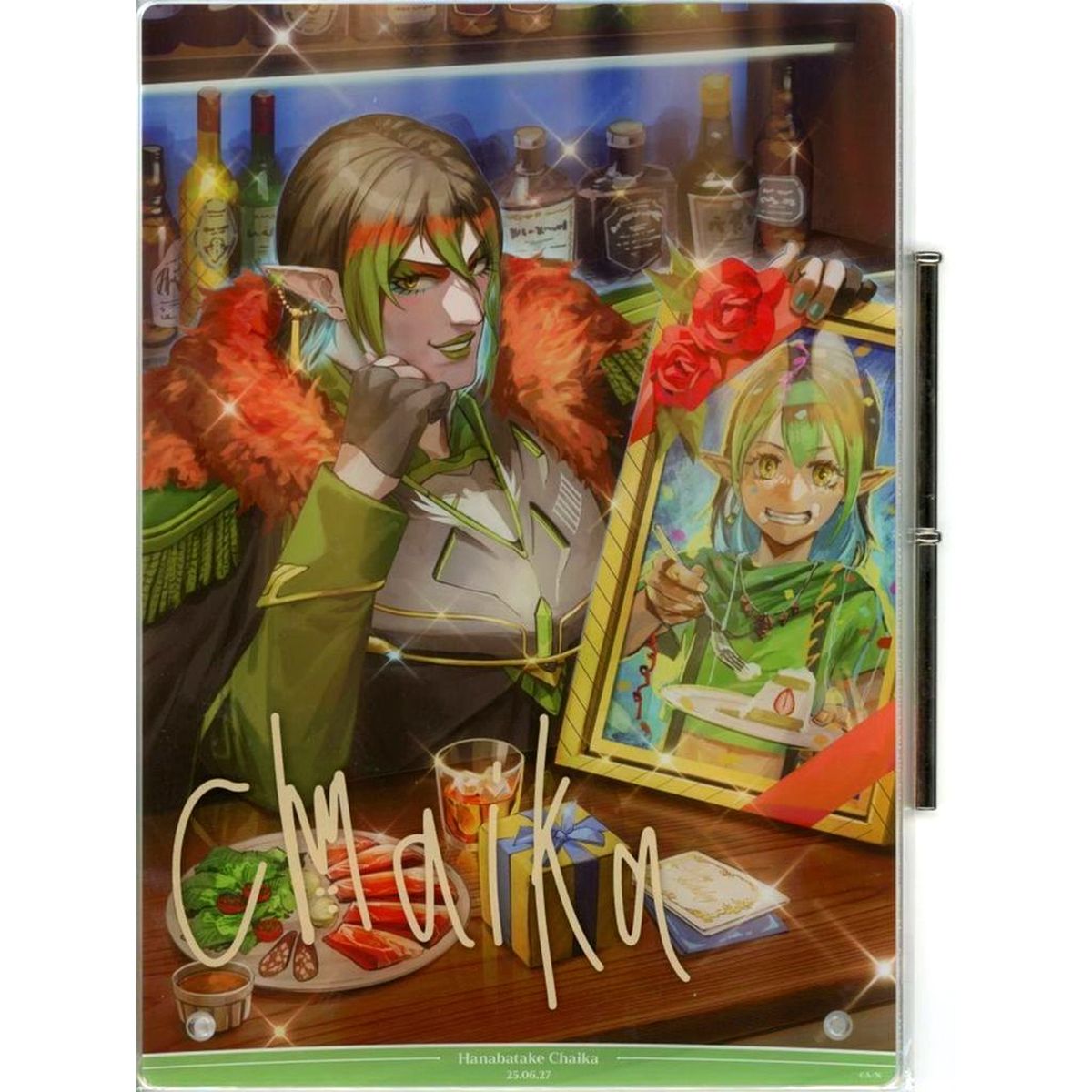 Hanabatake Chaika Virtual YouTuber Nijisanji B5 Acrylic Panel Only from Hanabatake Chaika Birthday 2025 [USED]