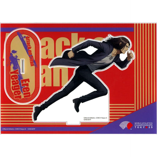 Eren Yeager Tokyo 2025 World Athletics Championships x Attack on Titan Acrylic Stand [USED]
