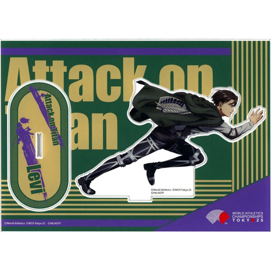 Levi Ackerman Attack on Titan x Tokyo 2025 World Athletics Championships Acrylic Stand [USED]