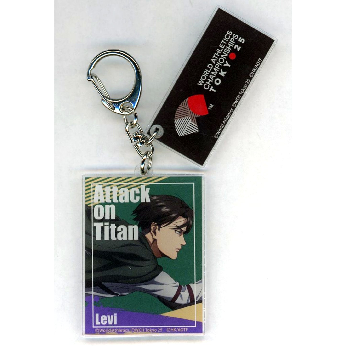 Levi Ackerman Attack on Titan Tokyo 2025 World Athletics Championships Acrylic Keychain [USED]