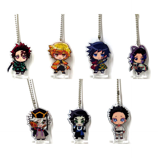 Demon Slayer Kimetsu no Yaiba Cocomie Acrylic Figure Form 9 Set of 7 [USED]