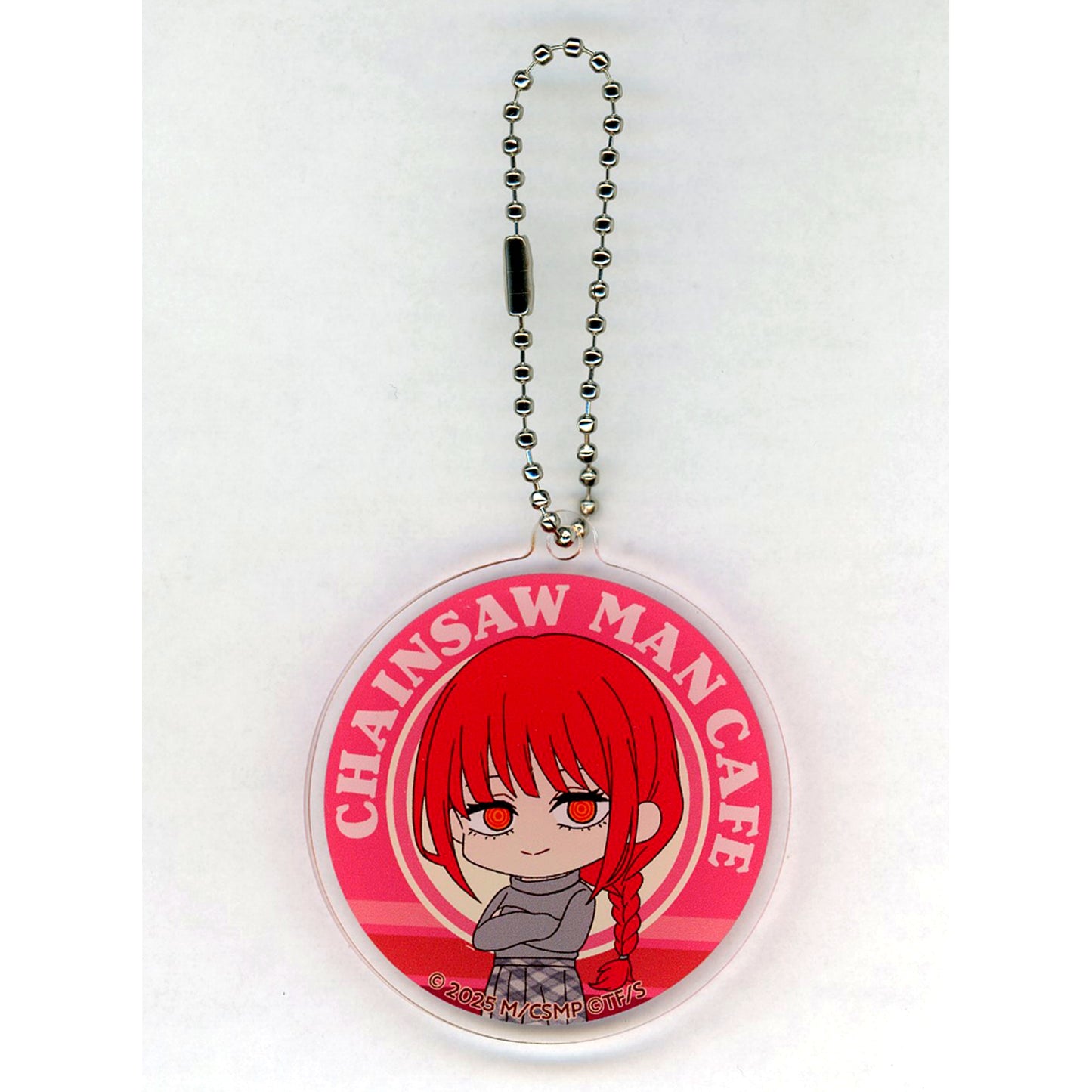 Makima Chainsaw Man Movie Reze Arc Cafe Mini Chara Acrylic Keychain [USED]