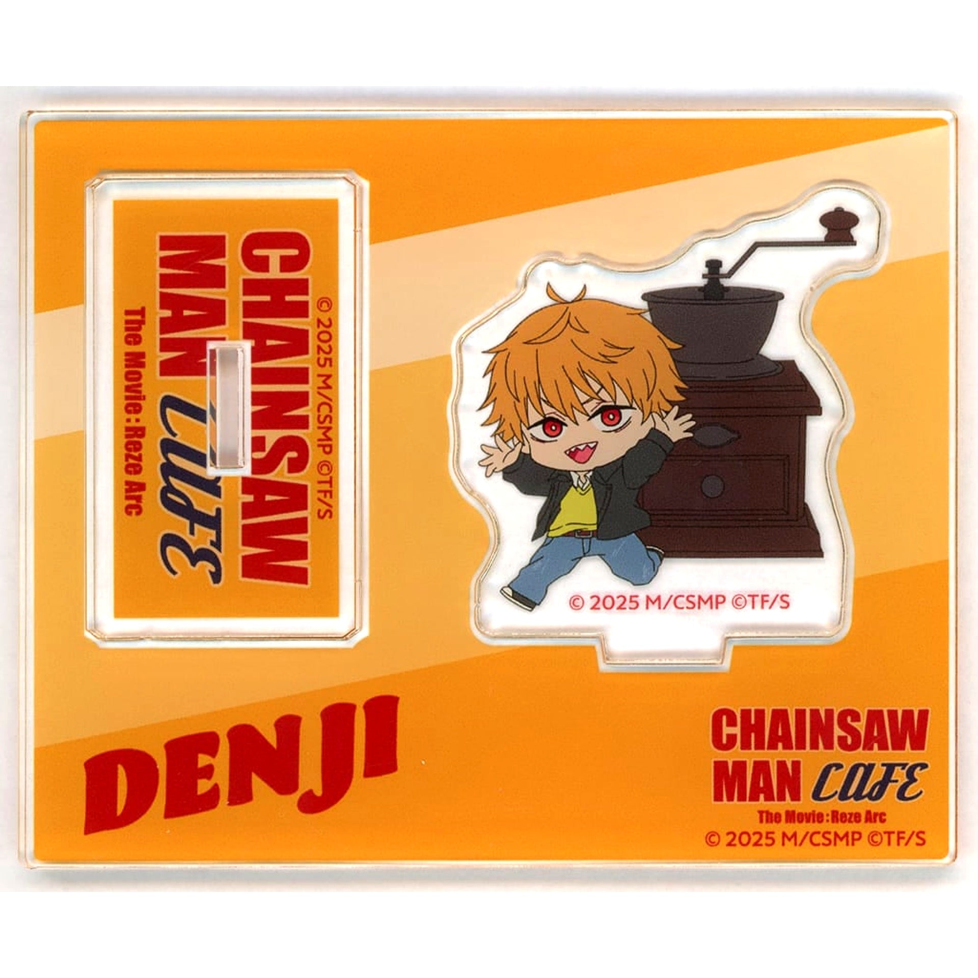 Denji Chainsaw Man The Movie Reze Arc Chainsaw Man Cafe in BOX cafe&space Mini Chara Acrylic Stand [USED]