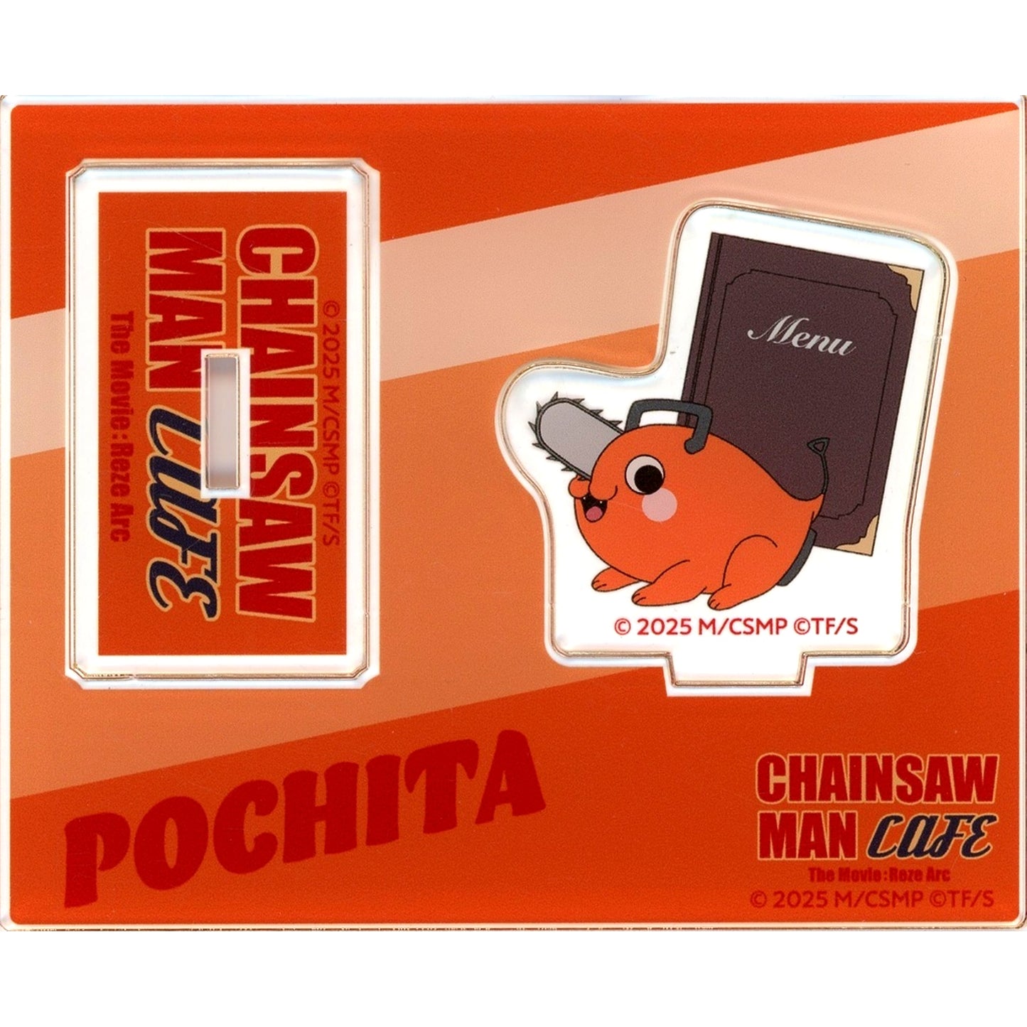 Pochita Mini Character Acrylic Stand Chainsaw Man the Movie Reze Arc Chainsaw Man Cafe in BOX cafe & space [USED]