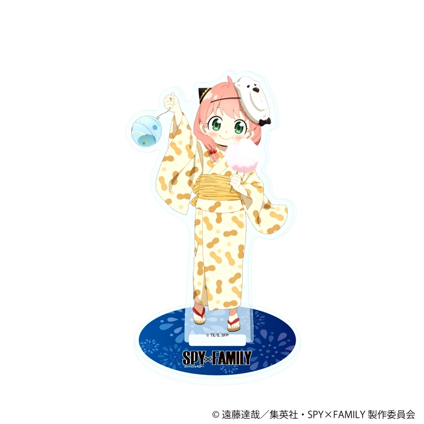 Anya Forger Yukata Ver. Illustration Acrylic Stand Spy x Family POP UP SHOP [USED]