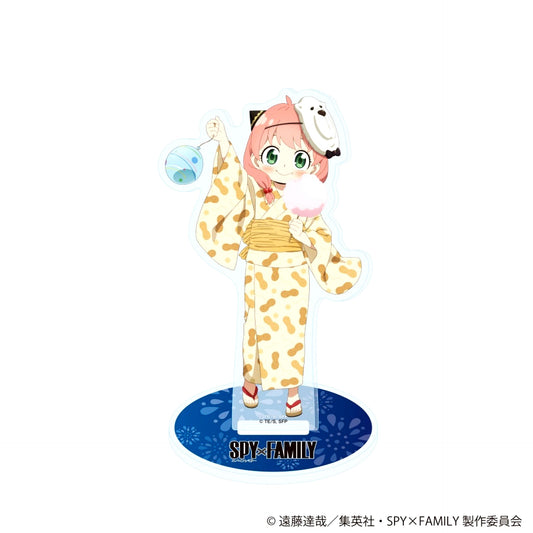 Anya Forger Yukata Ver. Illustration Acrylic Stand Spy x Family POP UP SHOP [USED]