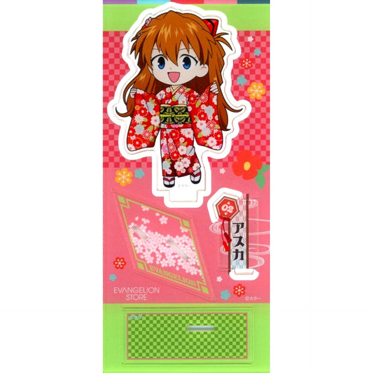 Asuka Langley Shikinami Haregi Chibi Evangelion Acrylic Stand EVA STORE Original [USED]