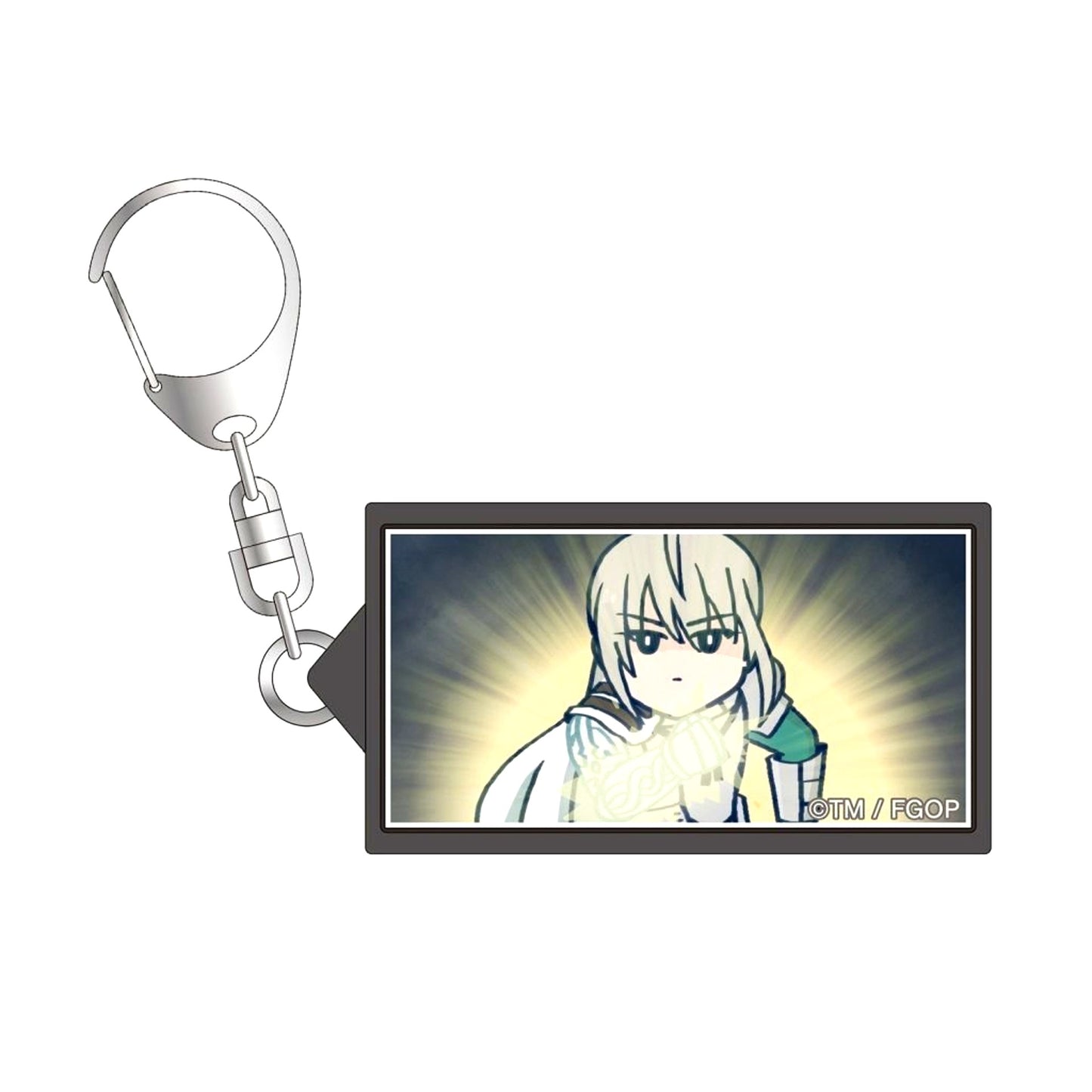 Bedivere Scene Shot LED Retro Sign Style Keychain Anime Fate/Grand Order Fujimaru Ritsuka wa Wakaranai [USED]
